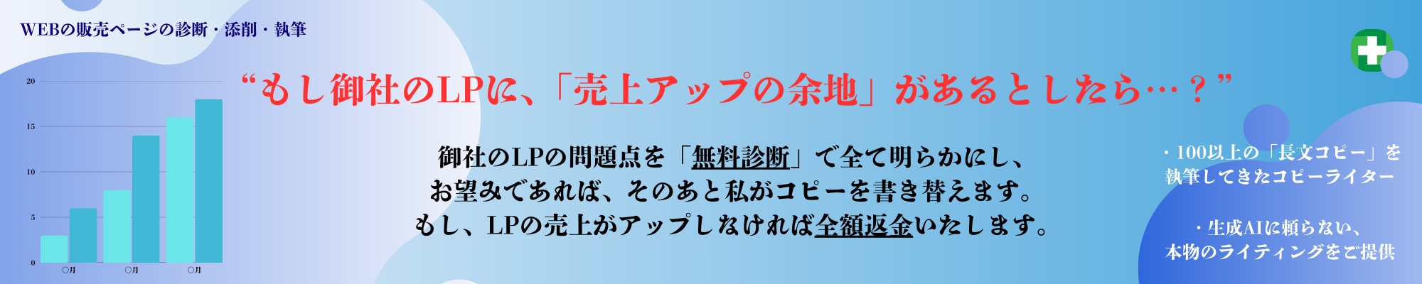 LPの診断・添削・執筆の「ルイフィル」